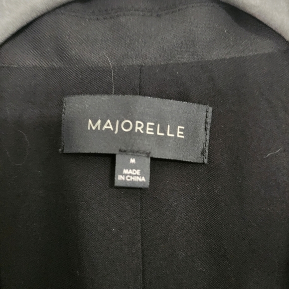 Majorelle Jacqueline Black Heart Belted Blazer Mini Dress Event Evening Occasion - Picture 14 of 16